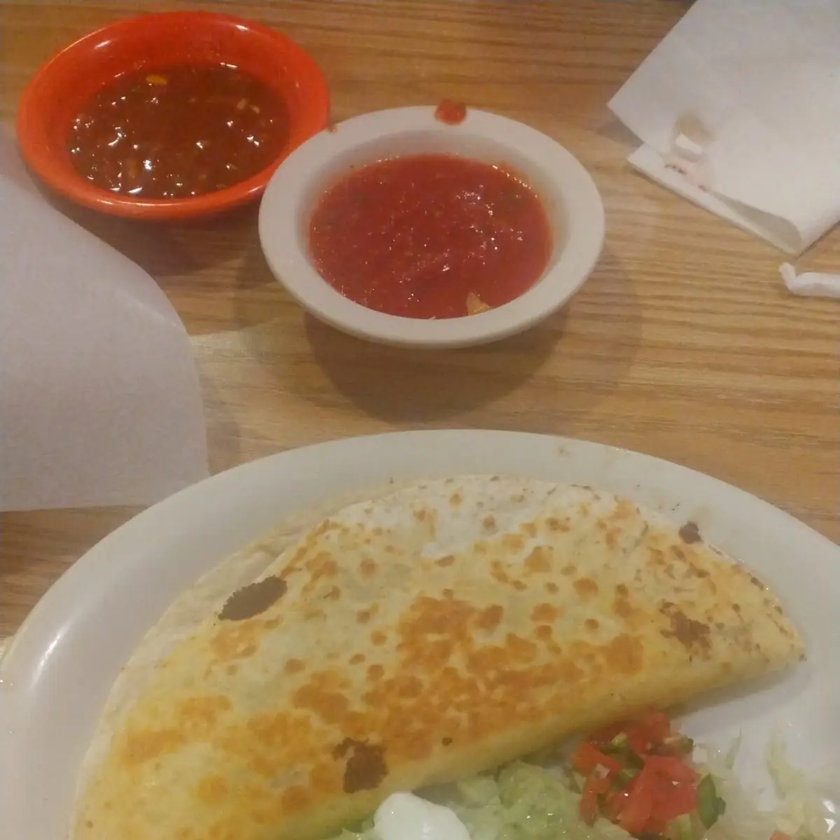 Cheese Quesadilla Rice & Beans