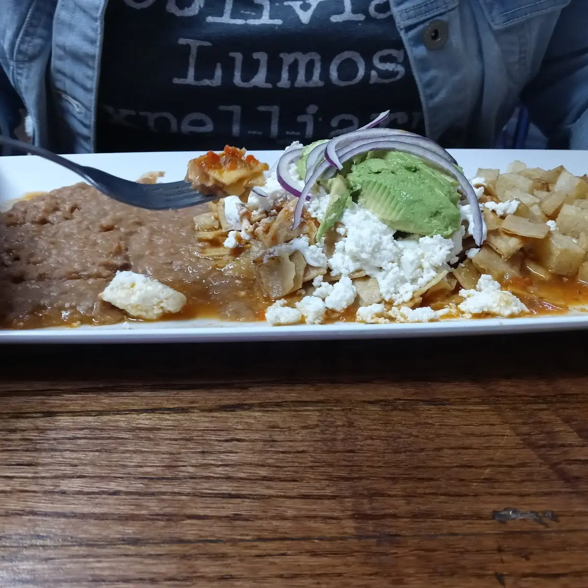 Chilaquiles Rojos Estilo Monterrey