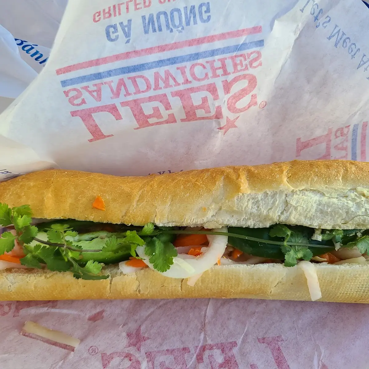 Banh MI with Chamomile Tea