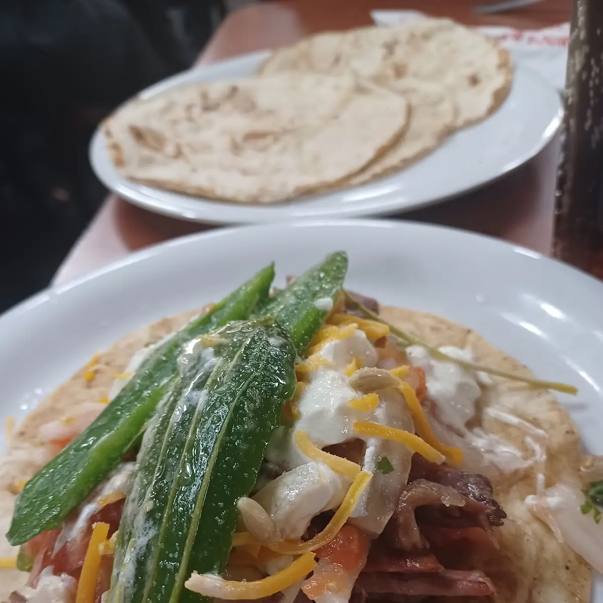 Beef Taco with Flour Tortilla