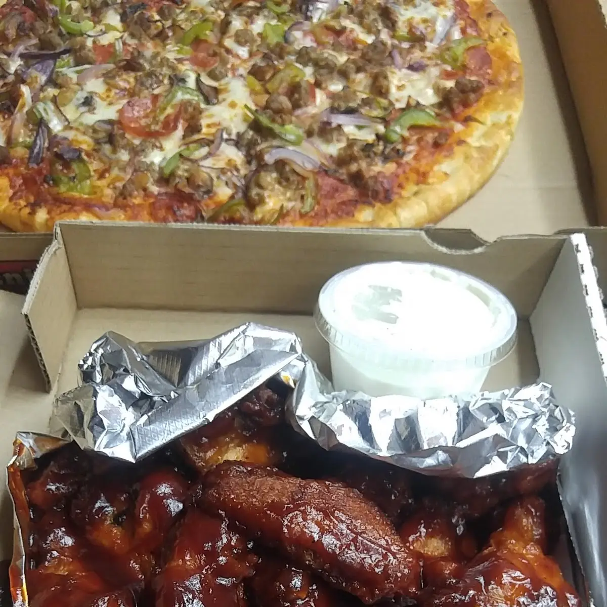 Chicken Wings with BBQ Sauce
