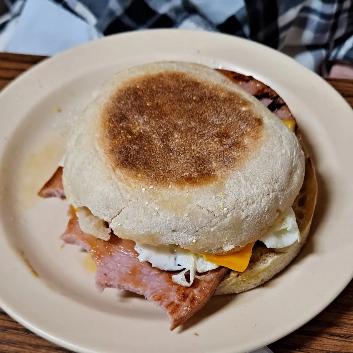 Egg Sandwich on English Muffin