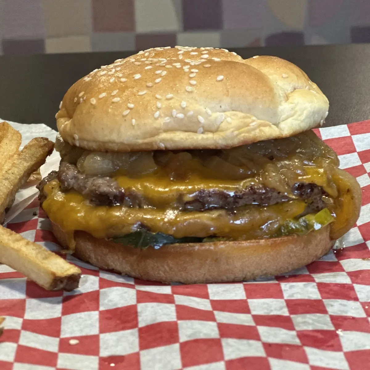 Lunch Double Cheeseburger