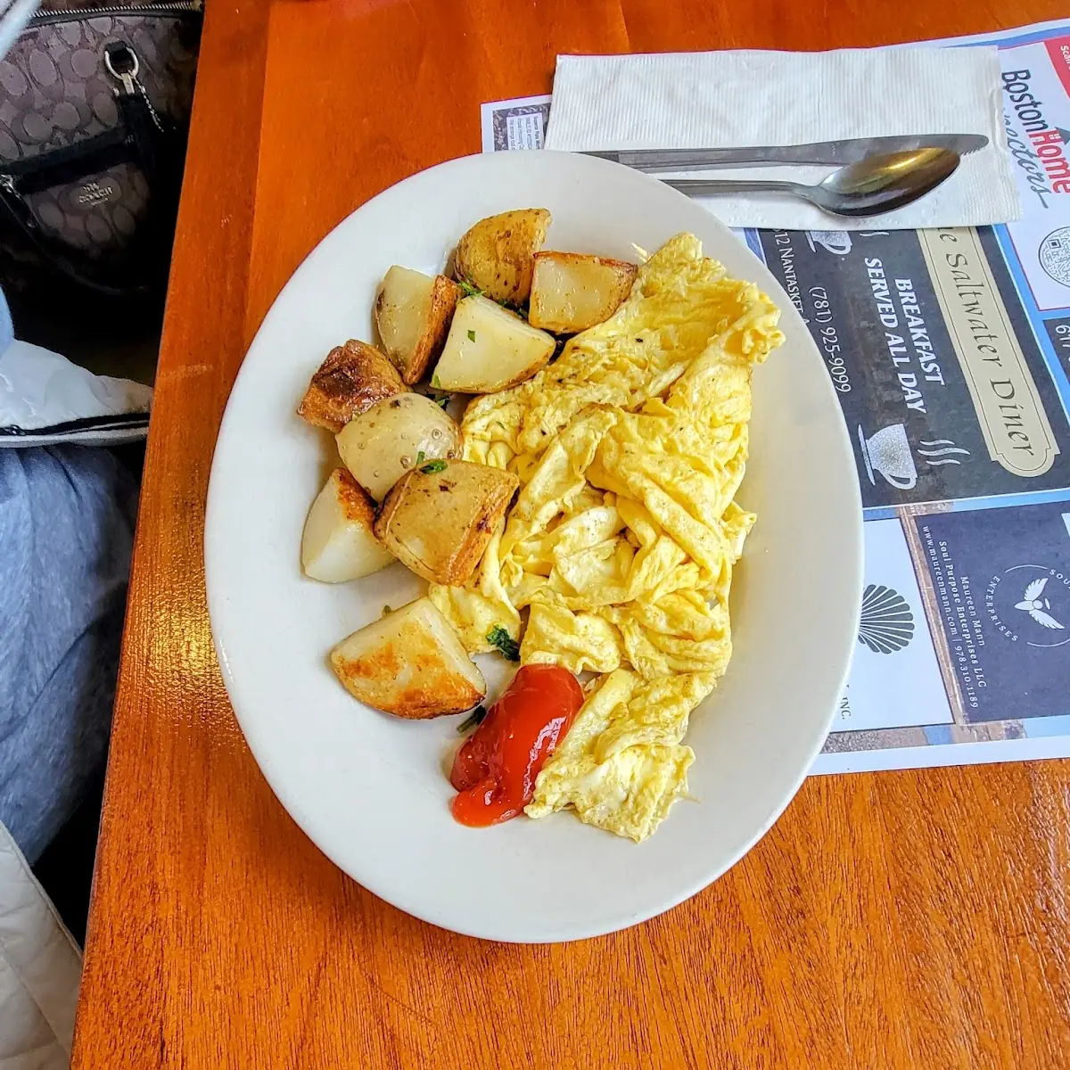 Scrambled Eggs with Home Fries