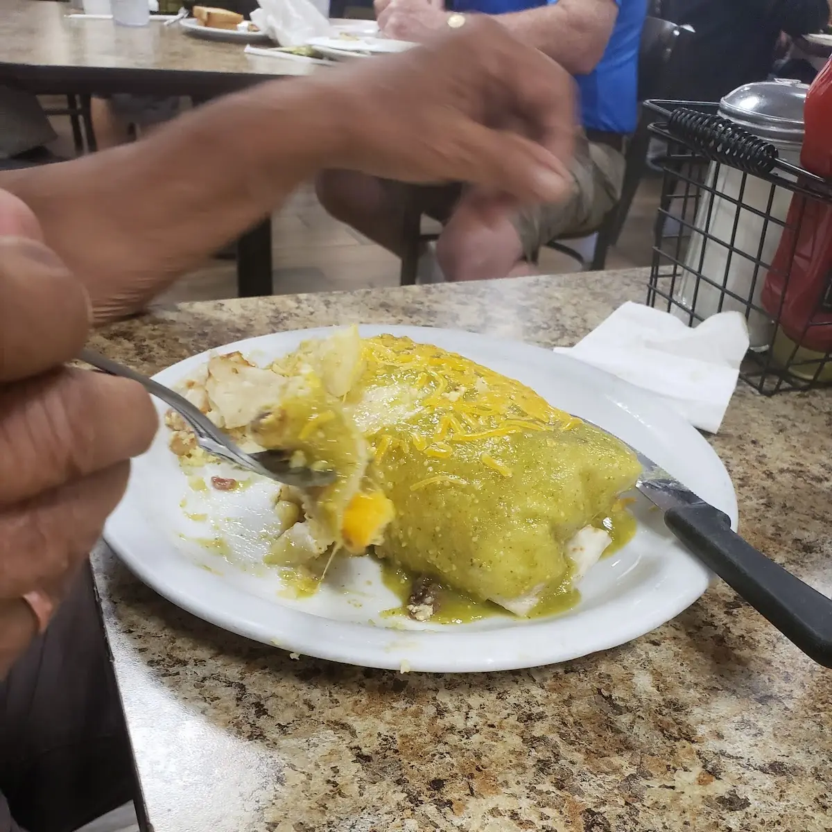 Smothered Breakfast Burrito