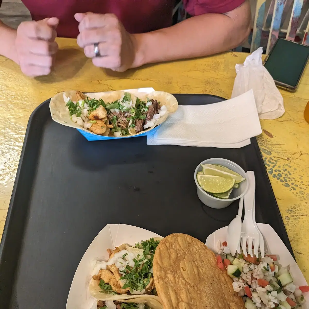 Shrimp Ceviche Tostada
