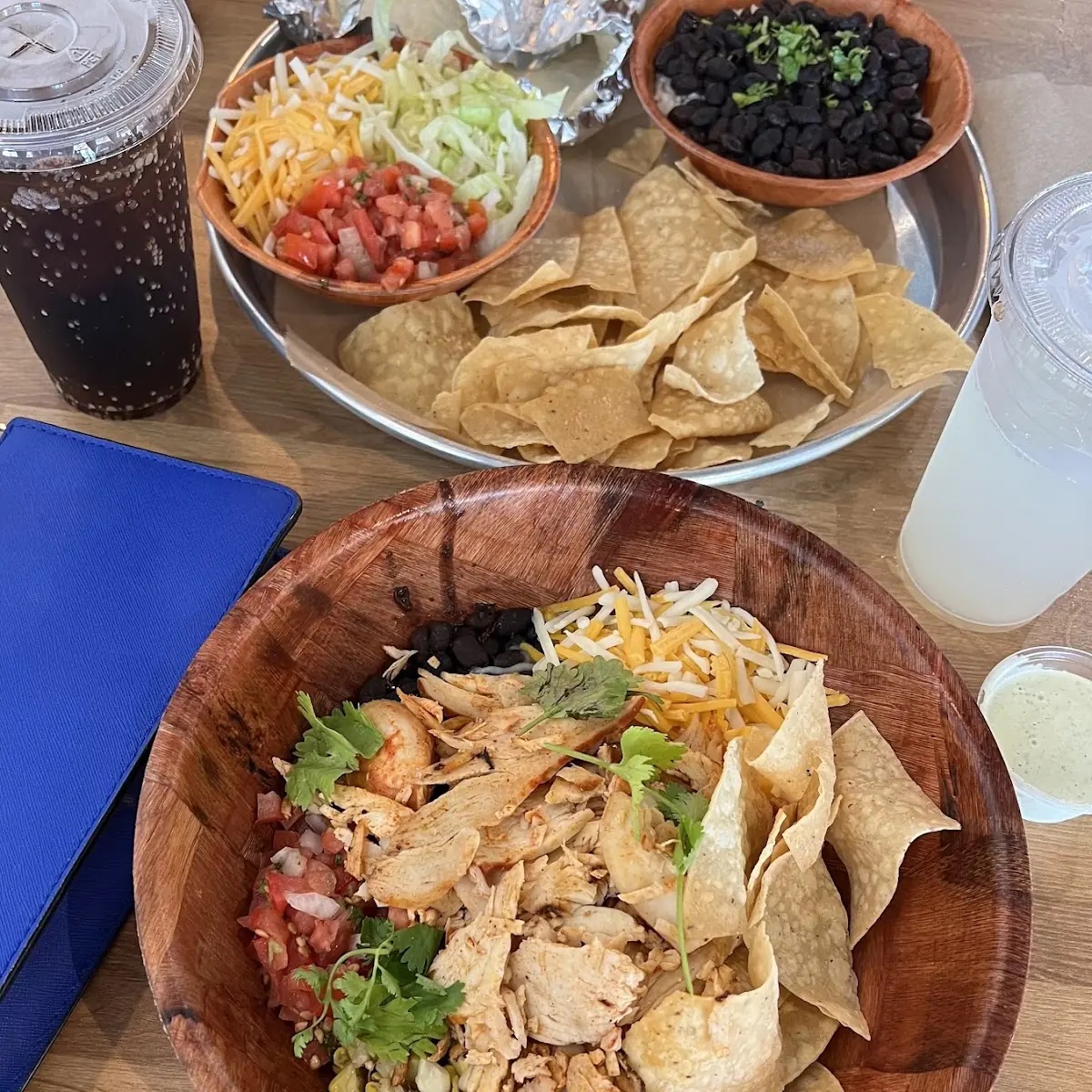 Beef Burrito Bowl with Tortilla Chips