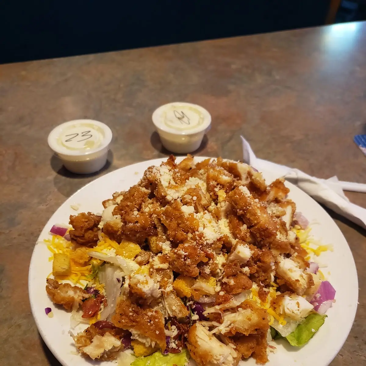 Crispy Chicken Salad