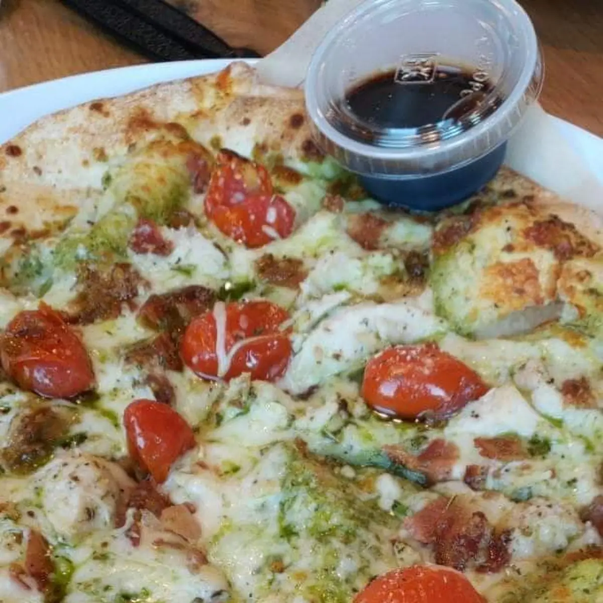 Pesto Chicken Pizza