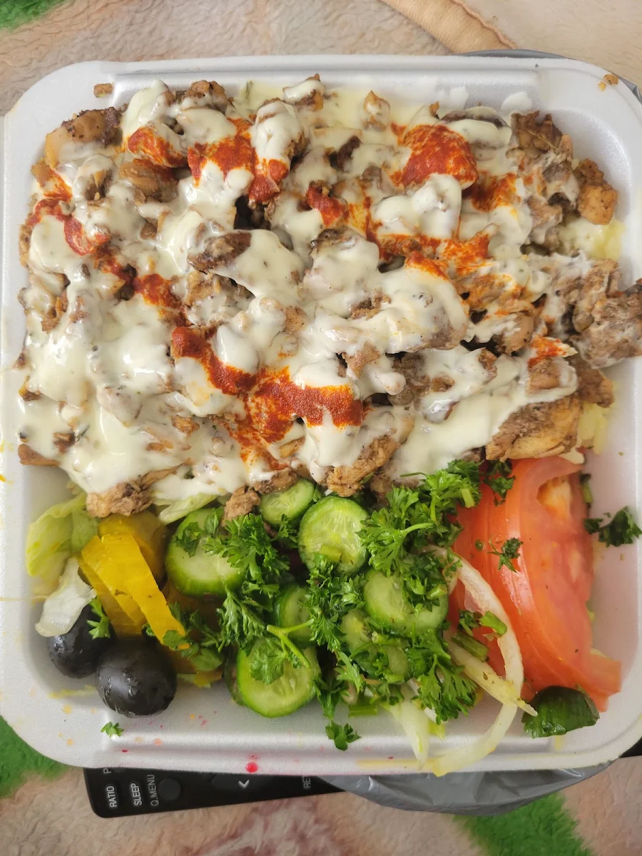 Chicken Shawarma Plate, Taza Xpress