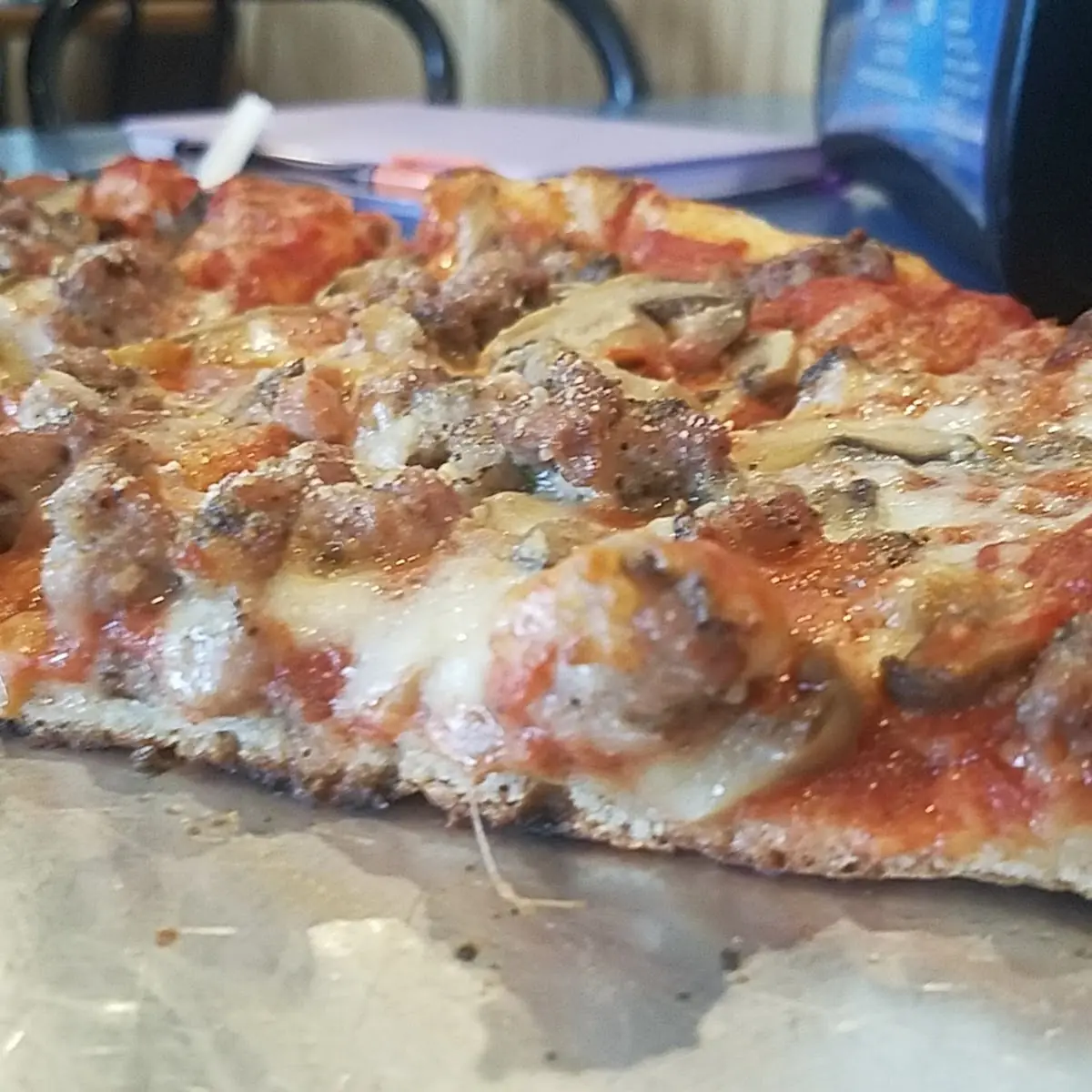 Sausage Mushroom Pizza