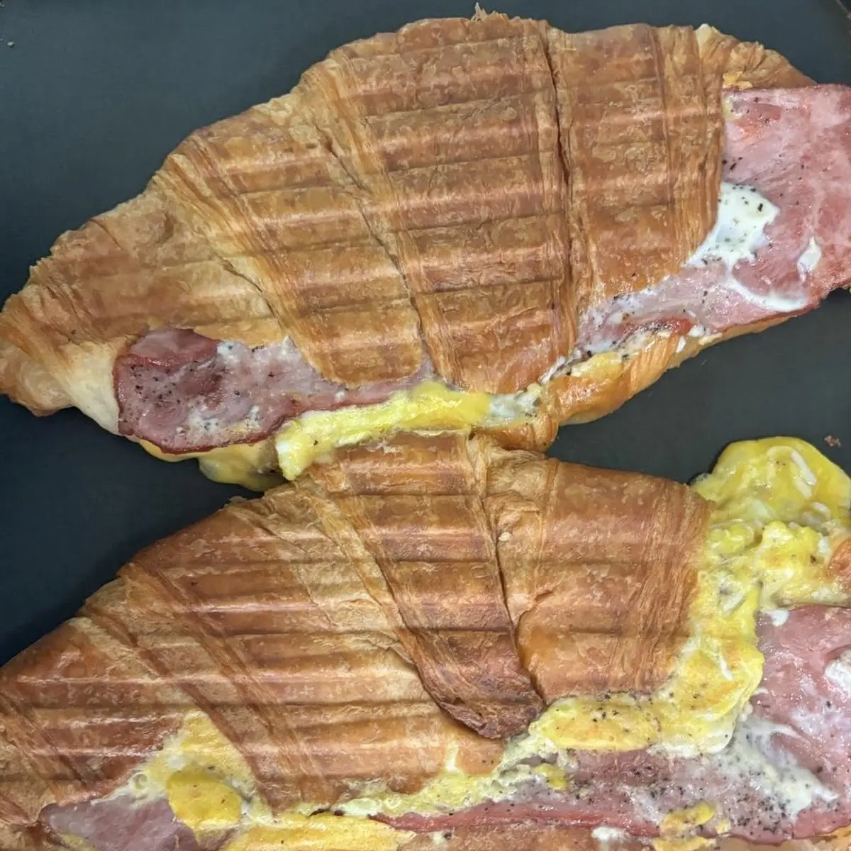 Turkey Bacon Egg and Cheese Croissant