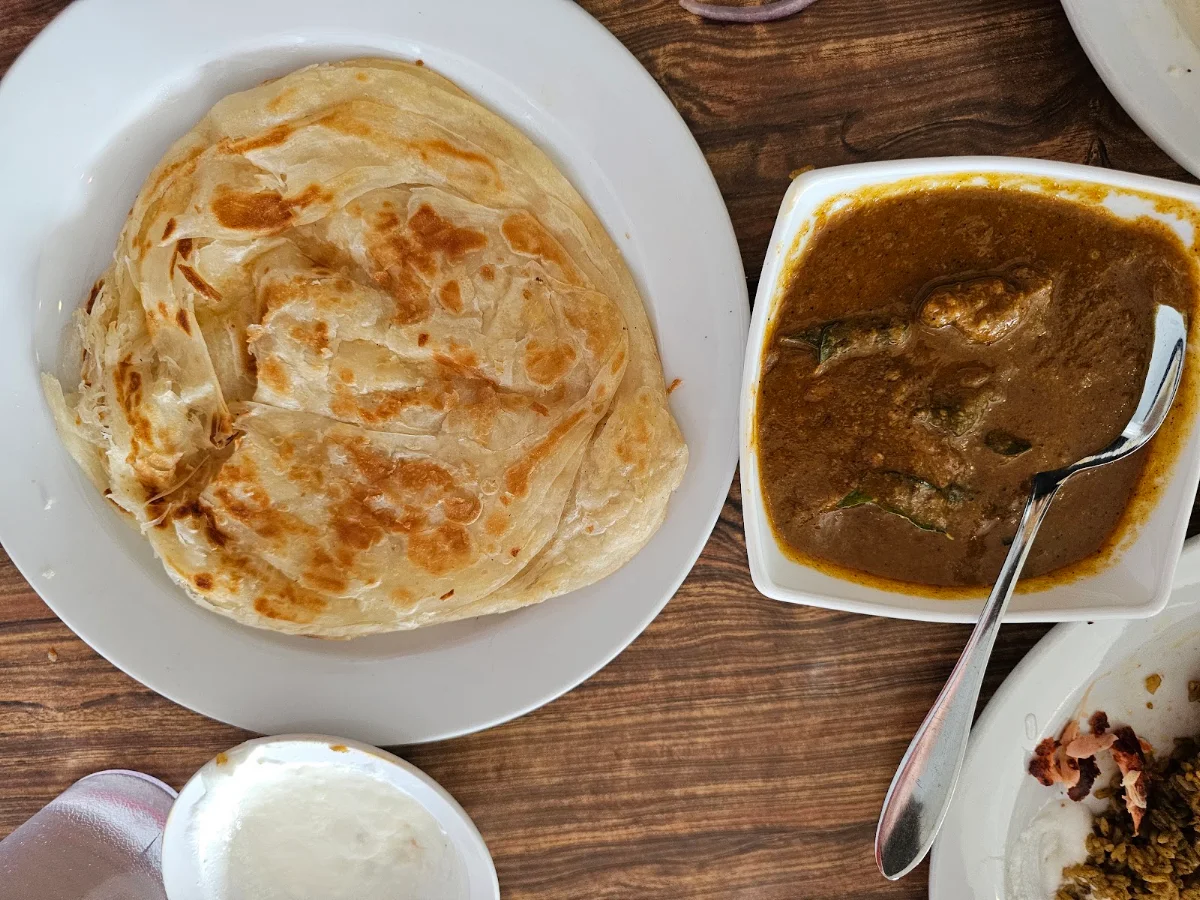 Parotta with Chicken Gravy
