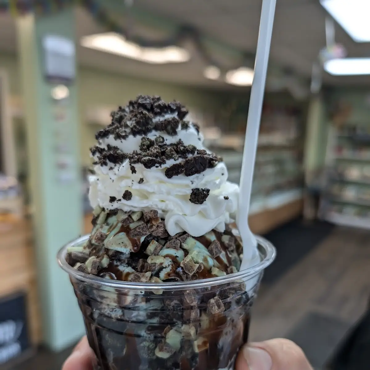 Mint Cookies and Cream Milkshake