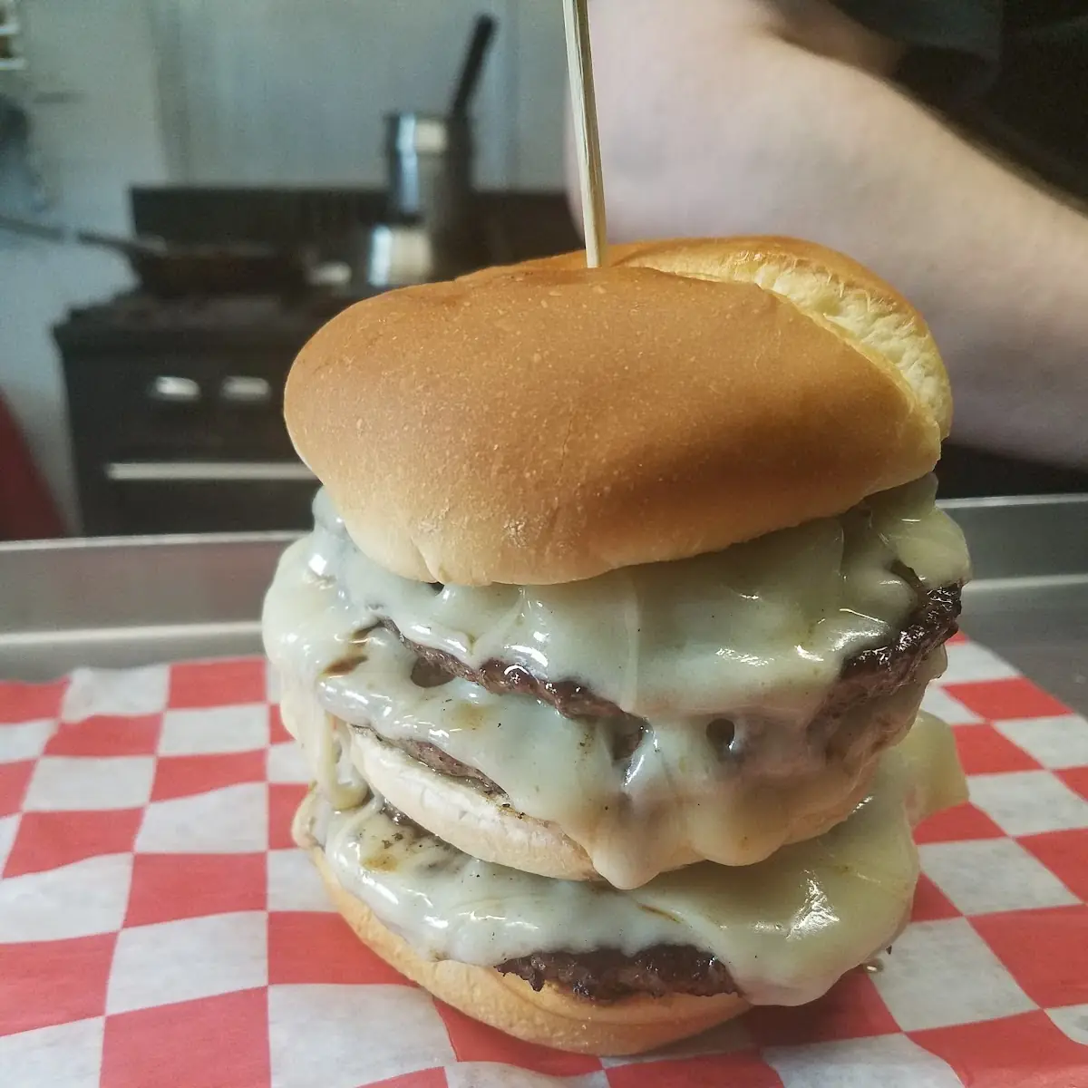 Triple Cheeseburger