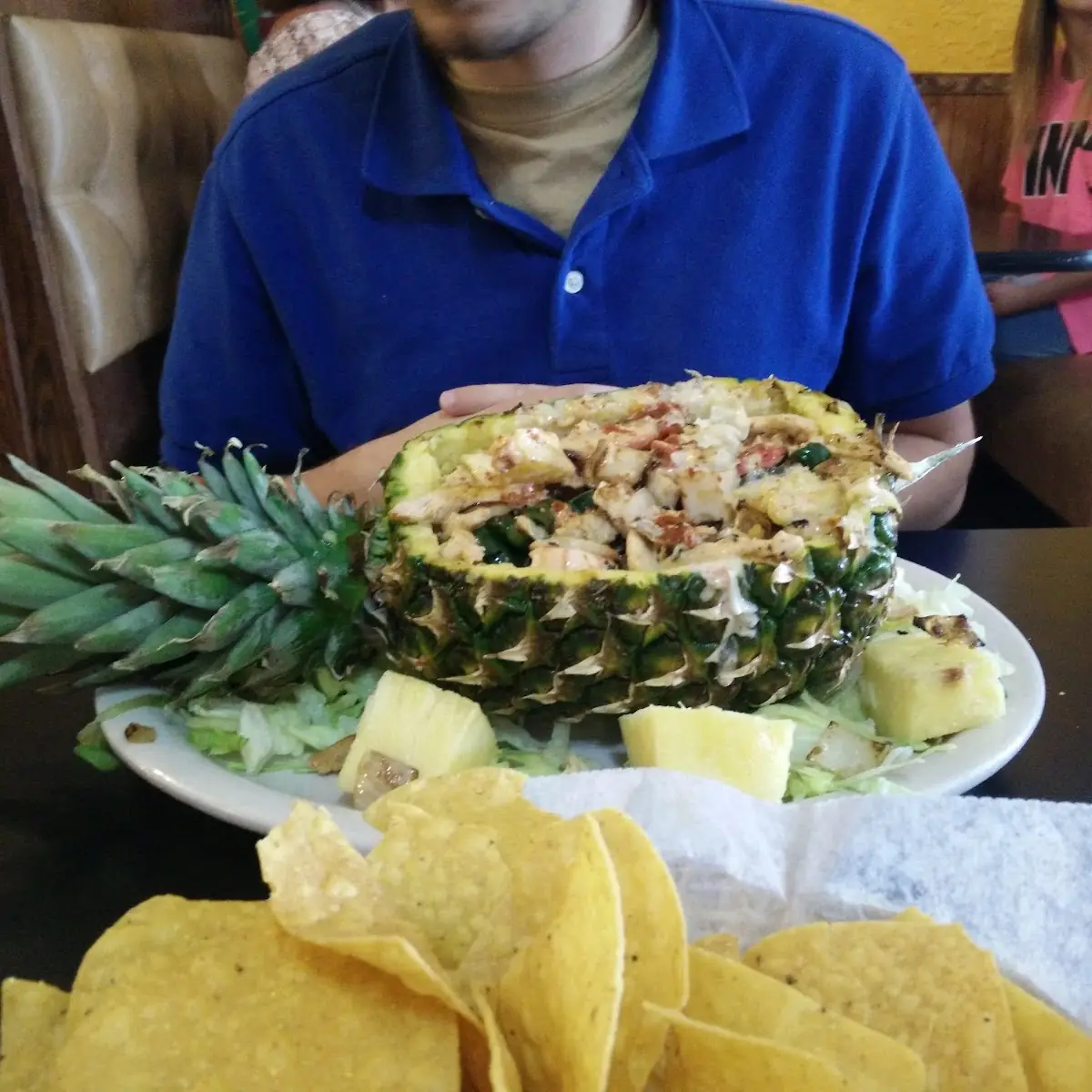 Piña Rellena Stuffed Pineapple