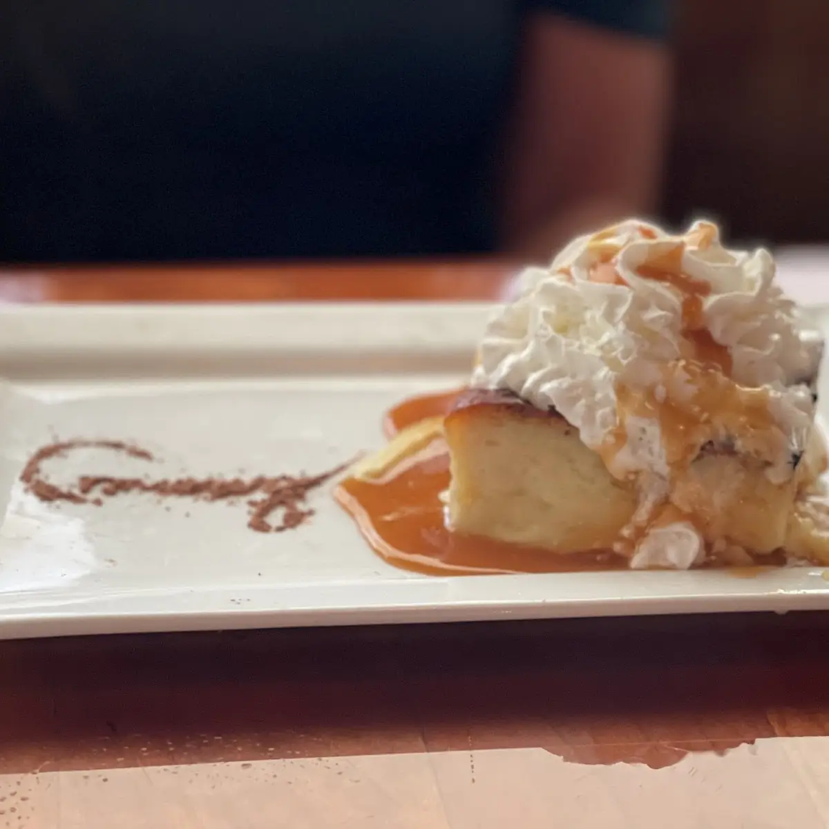 White Chocolate Bread Pudding