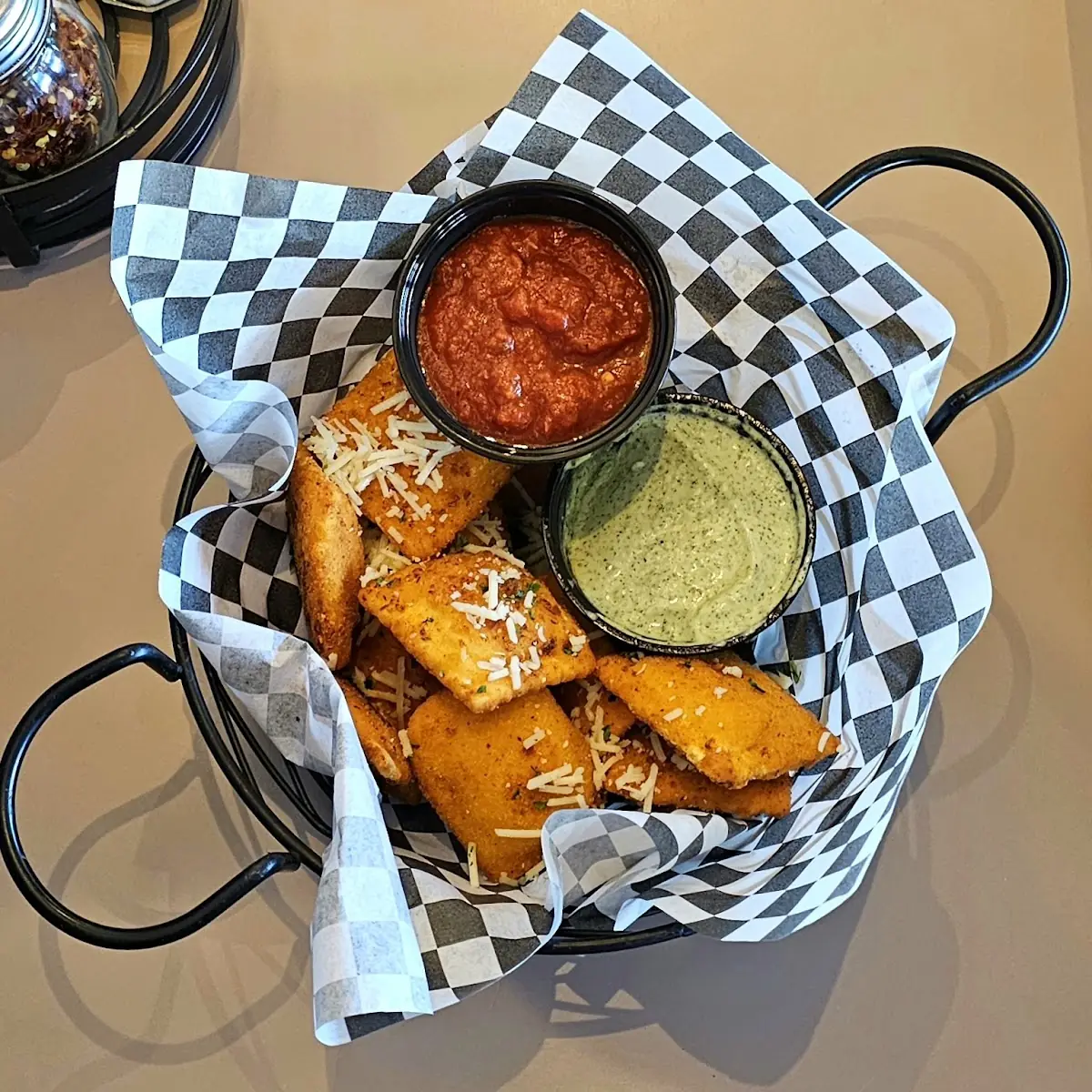 Fried Cheese Ravioli