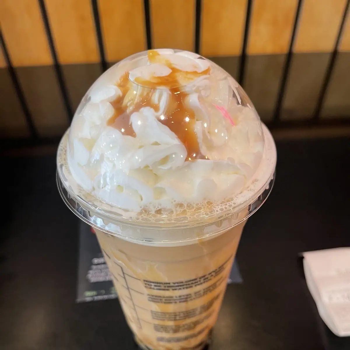 Medium Caramel Frappe Coffee