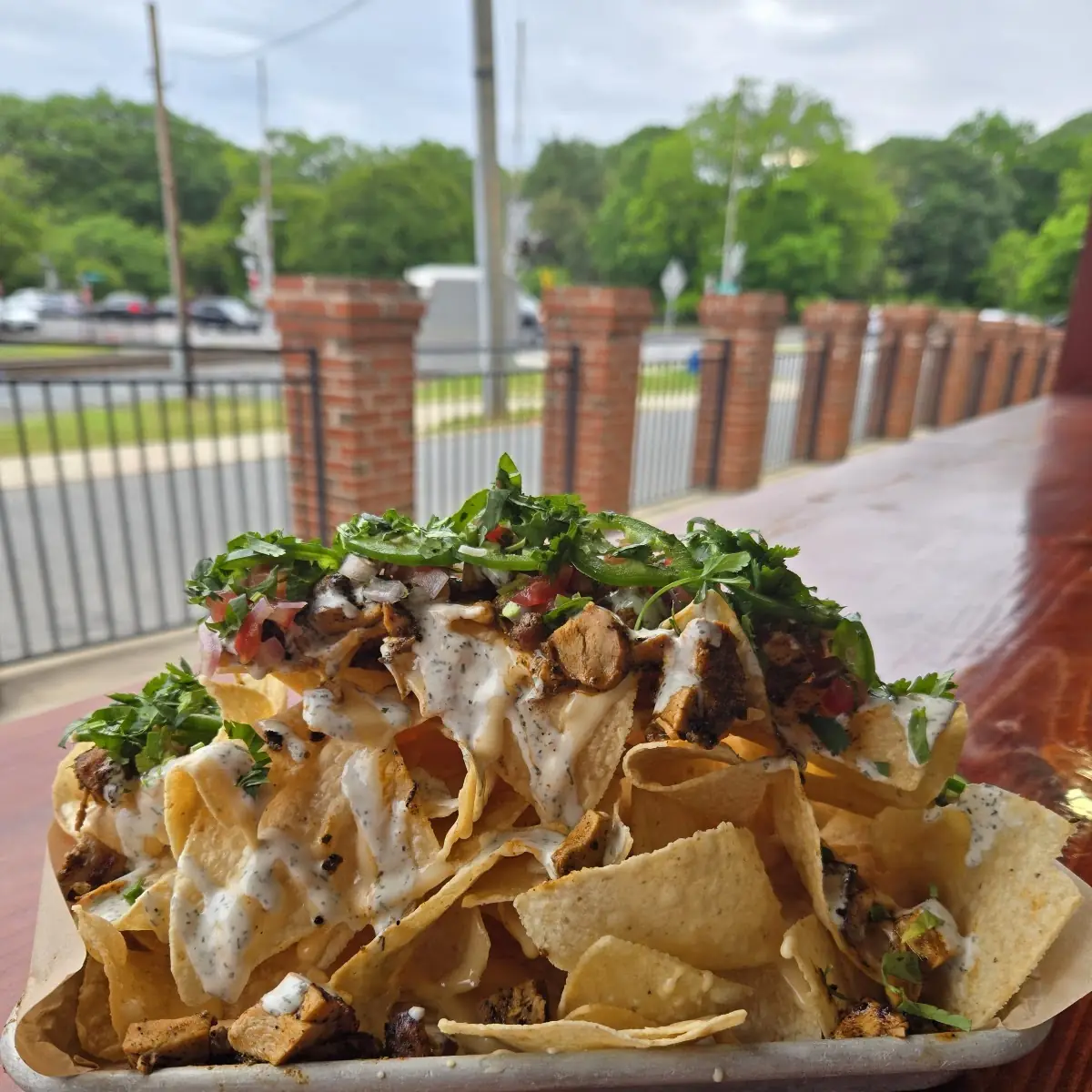 Pad Thai Chicken Nachos