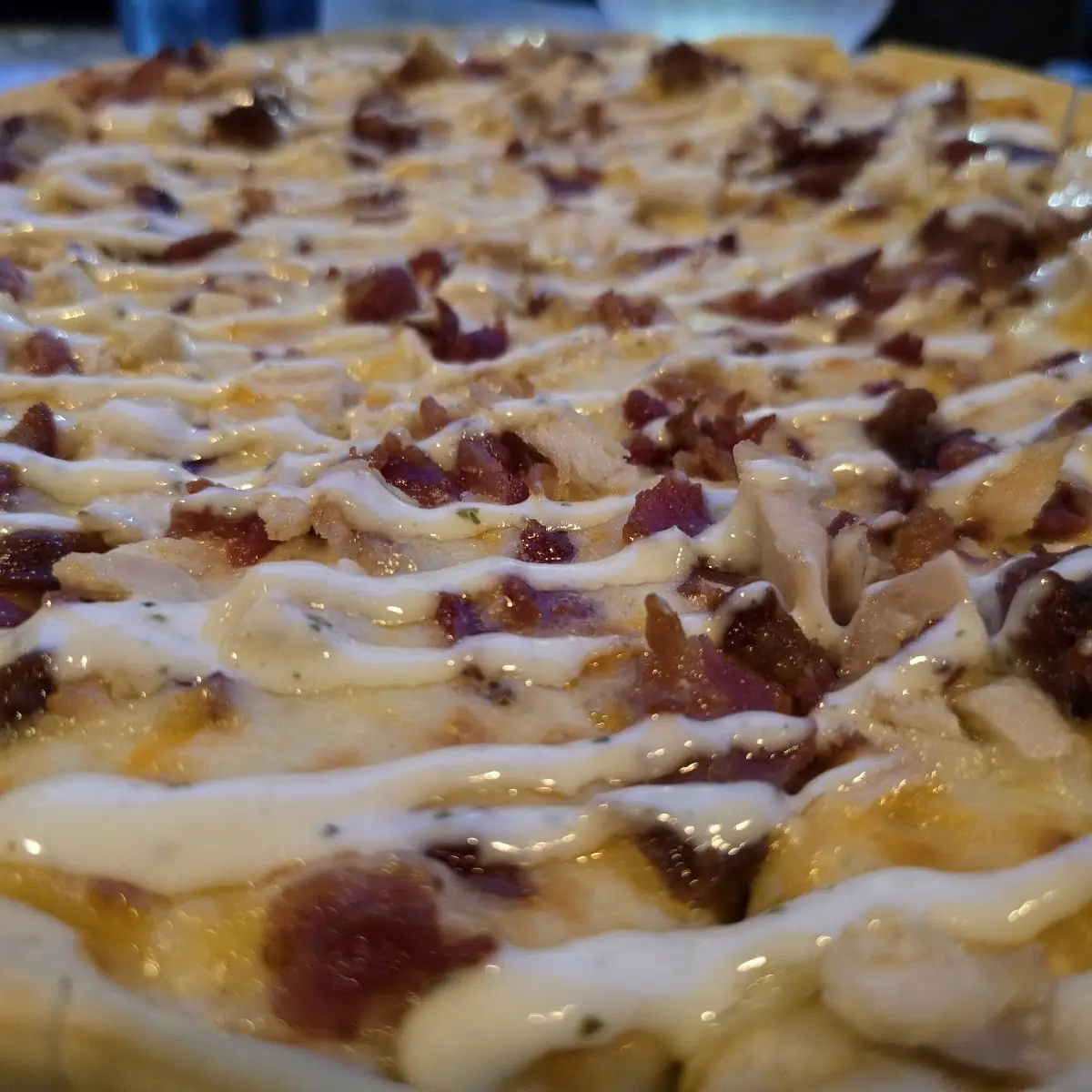Chicken Bacon Ranch Pizza
