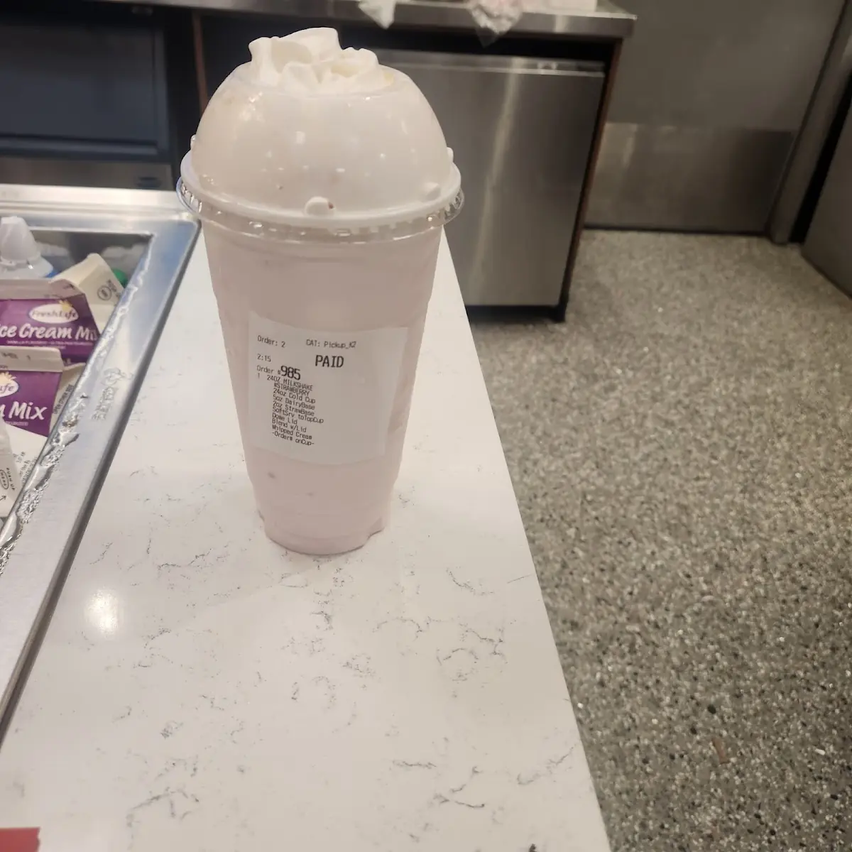Strawberry Milkshake