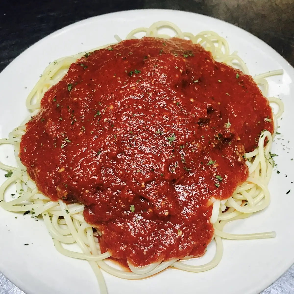 Spaghetti & Homemade Marinara Sauce