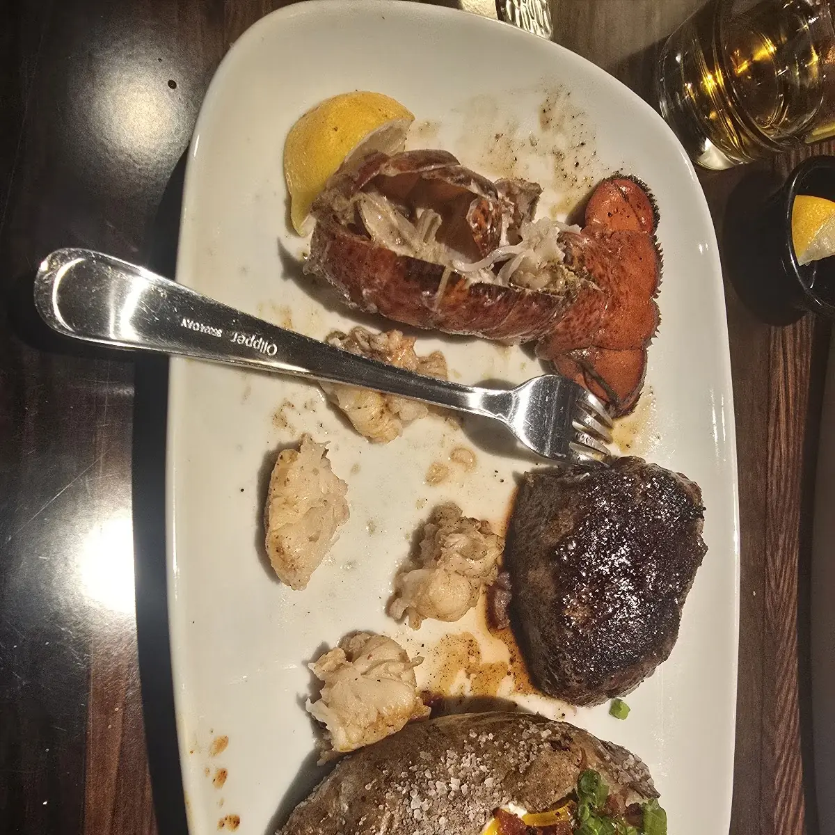 Fillet and Loaded Baked Potato