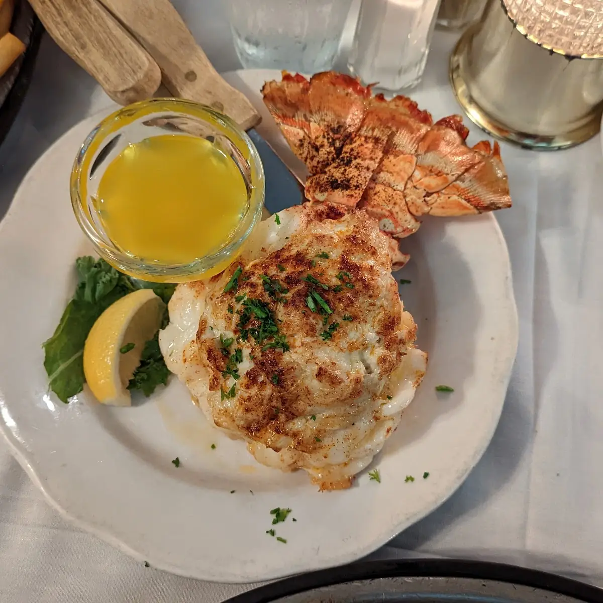 Lobster Tail and Melted Butter