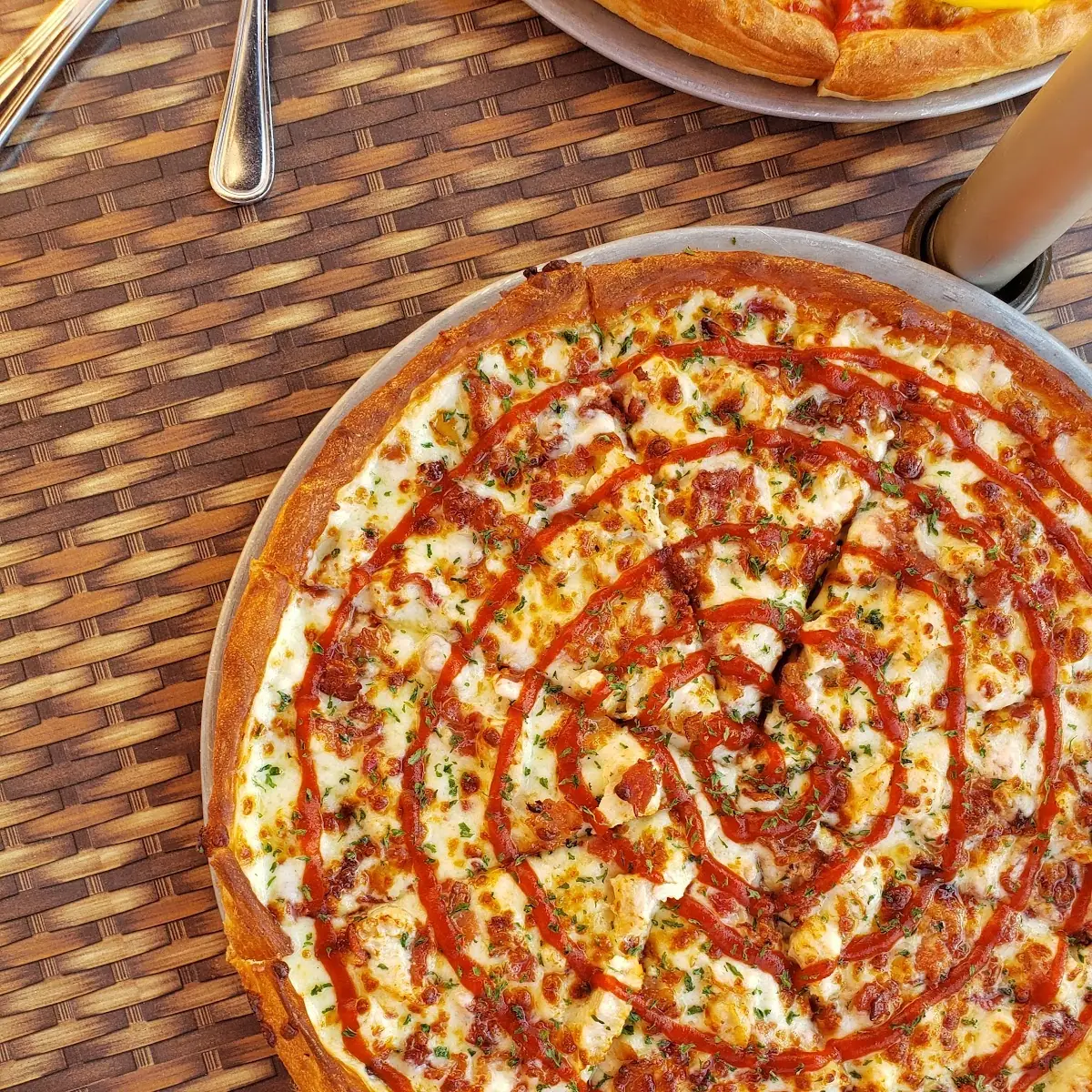 Chicken Bacon Ranch Pizza