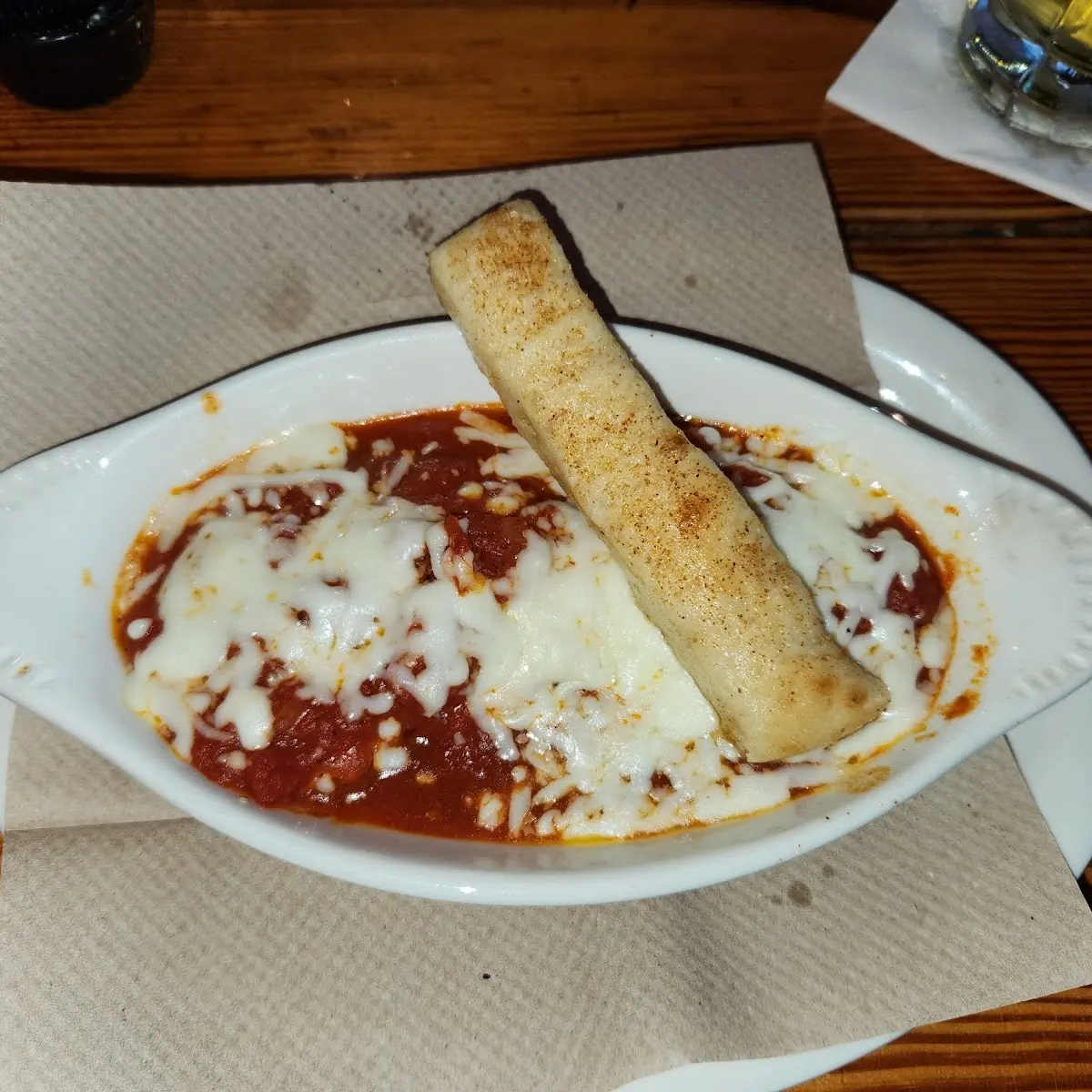 Kids Cheese Ravioli with Garlic Bread Stick