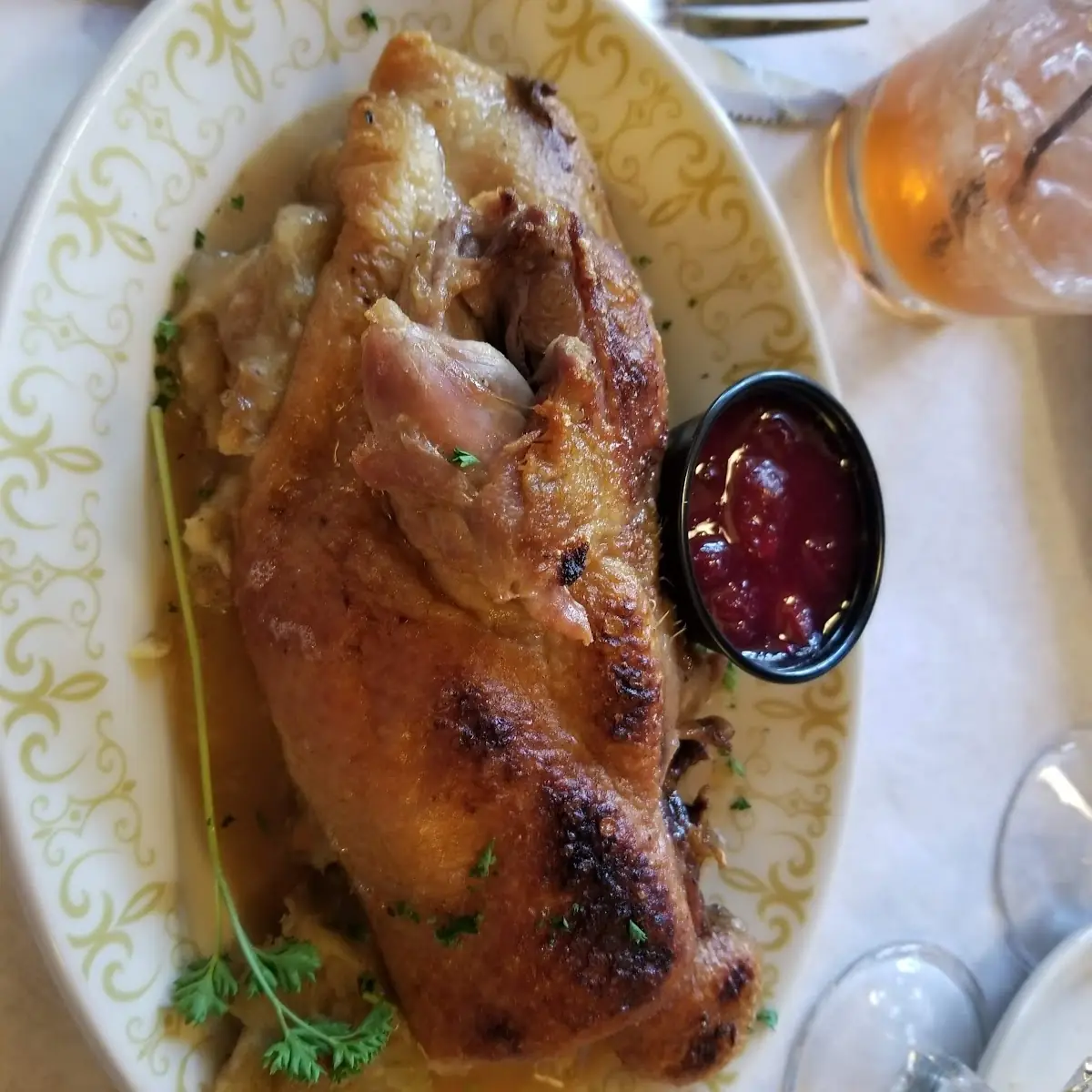 Roast Duck and Stuffing