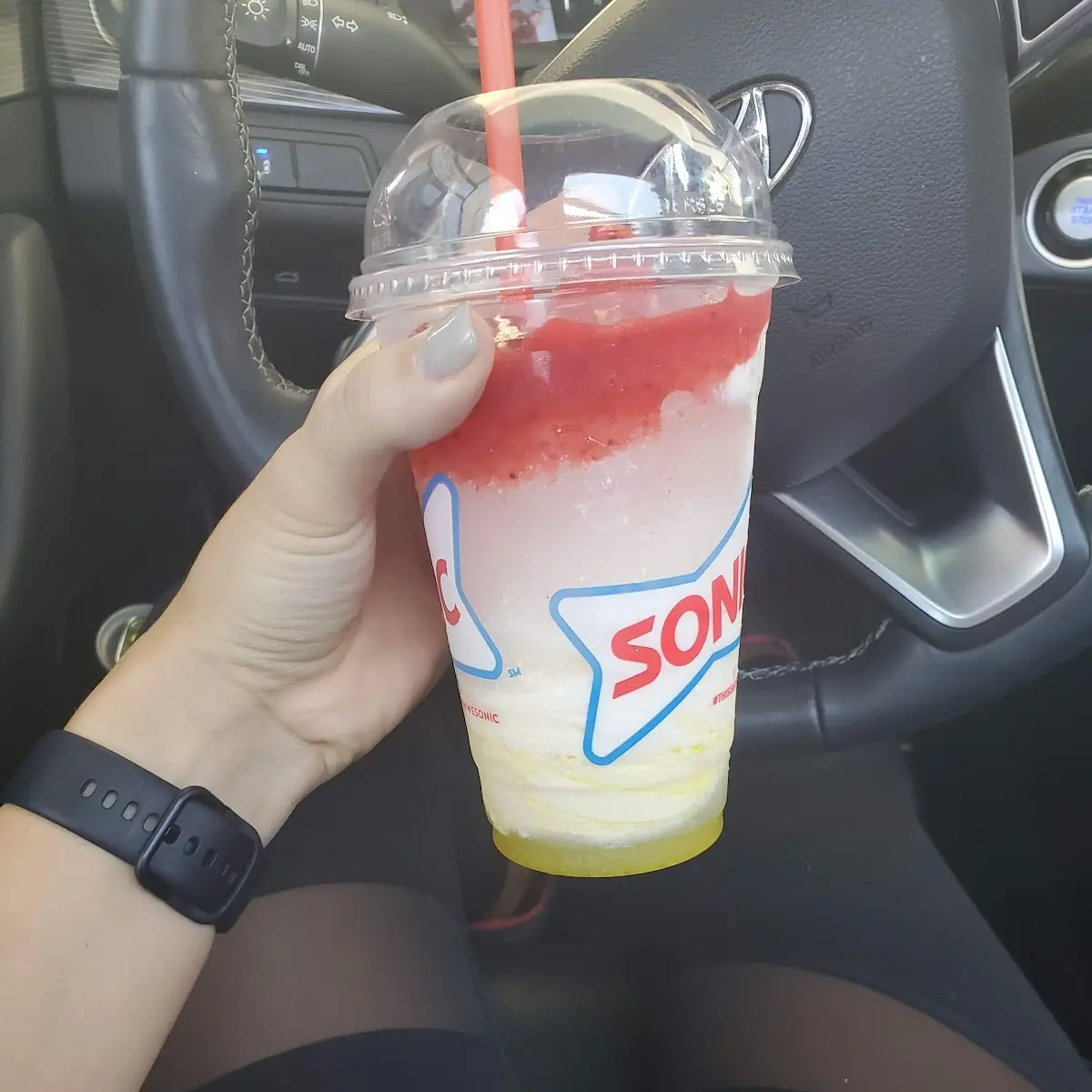 Lemon Berry Slush Float