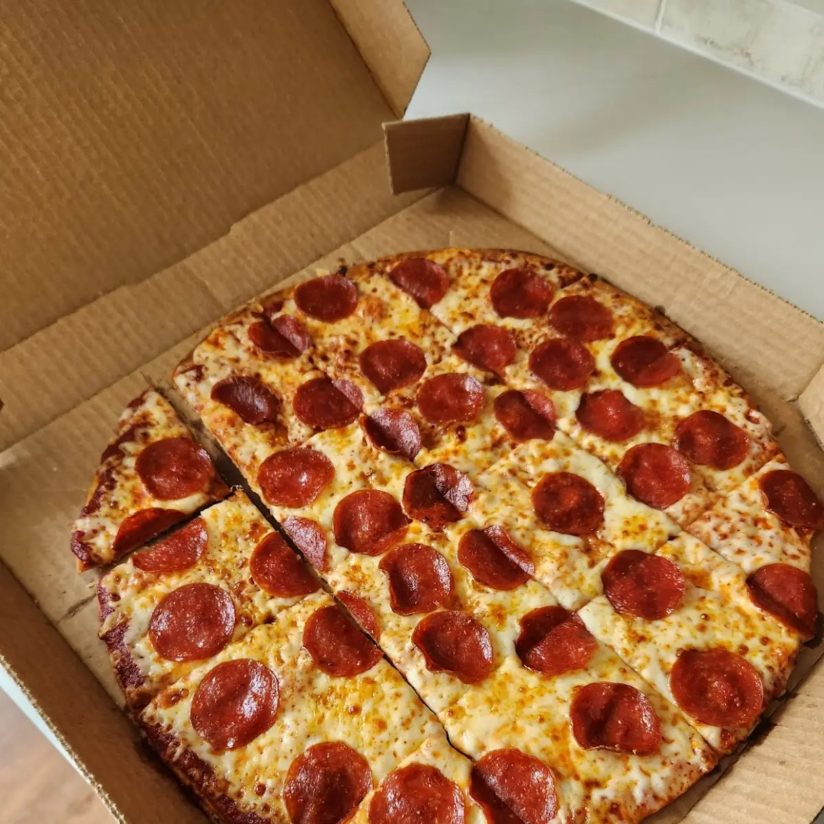 Pepperoni Thin Crust Pizza