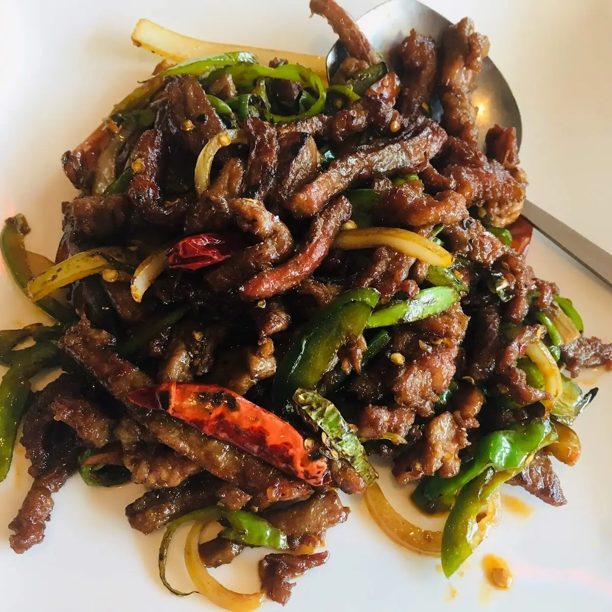 Shredded Beef Szechuan Style
