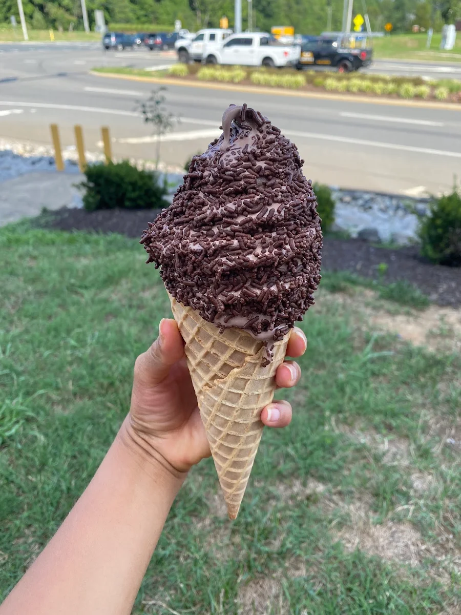 Chocolate Dipped Waffle Cone