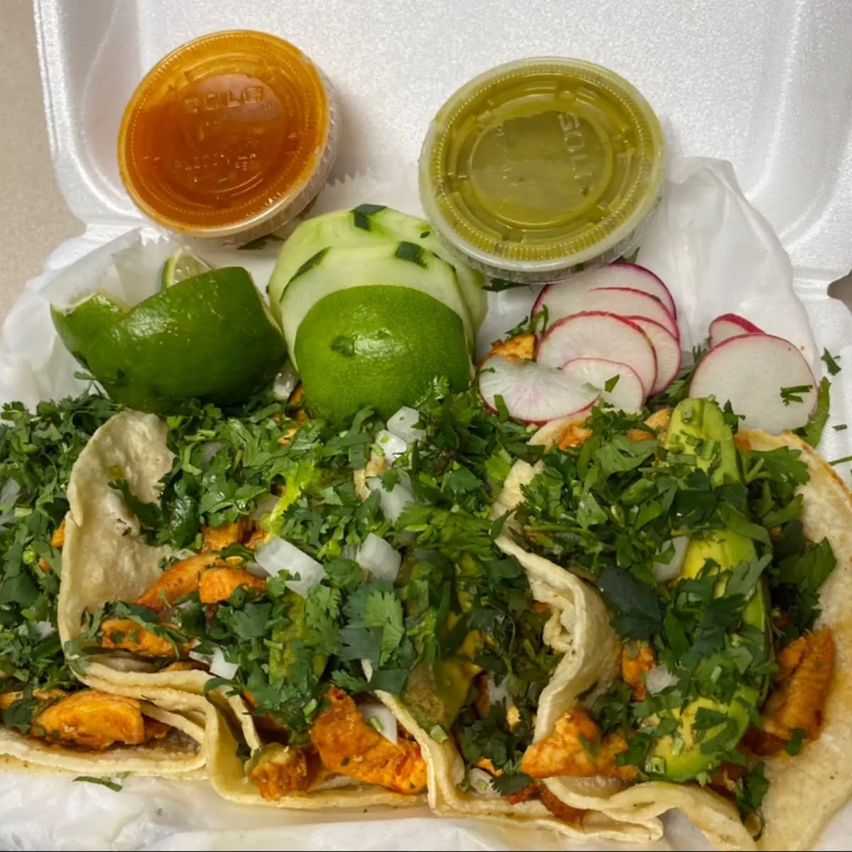 Chicken Tacos with Avocado