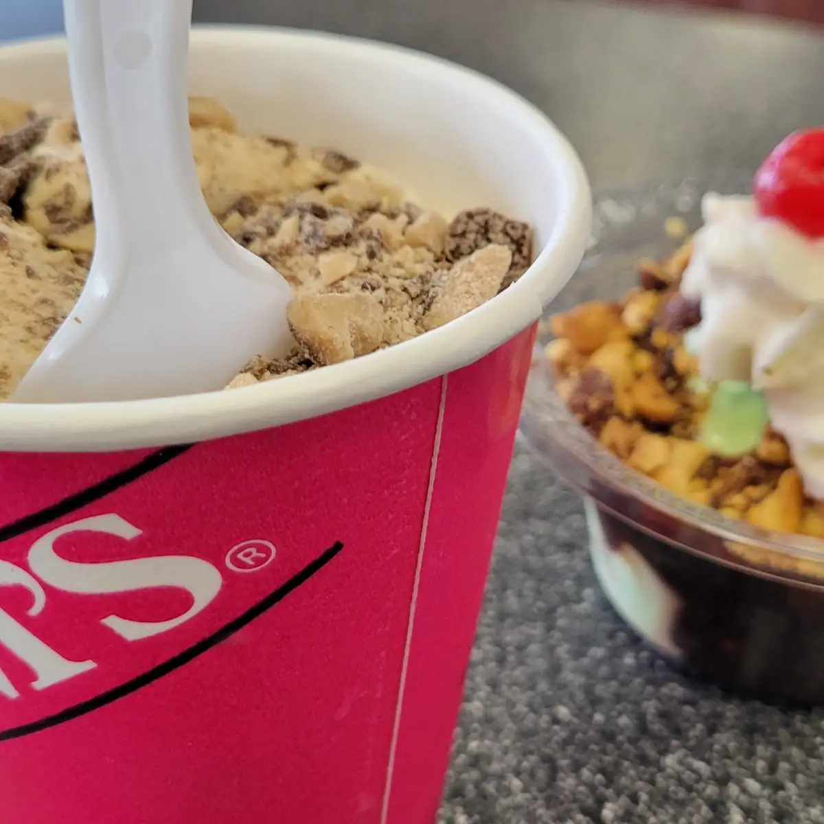 Single Dip Fudge Sundae