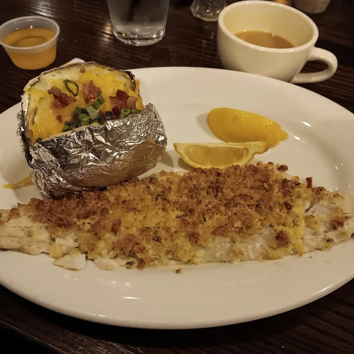 Garlic Parmesan Walleye