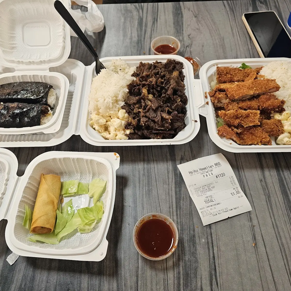 Teriyaki Chicken Island White Fish