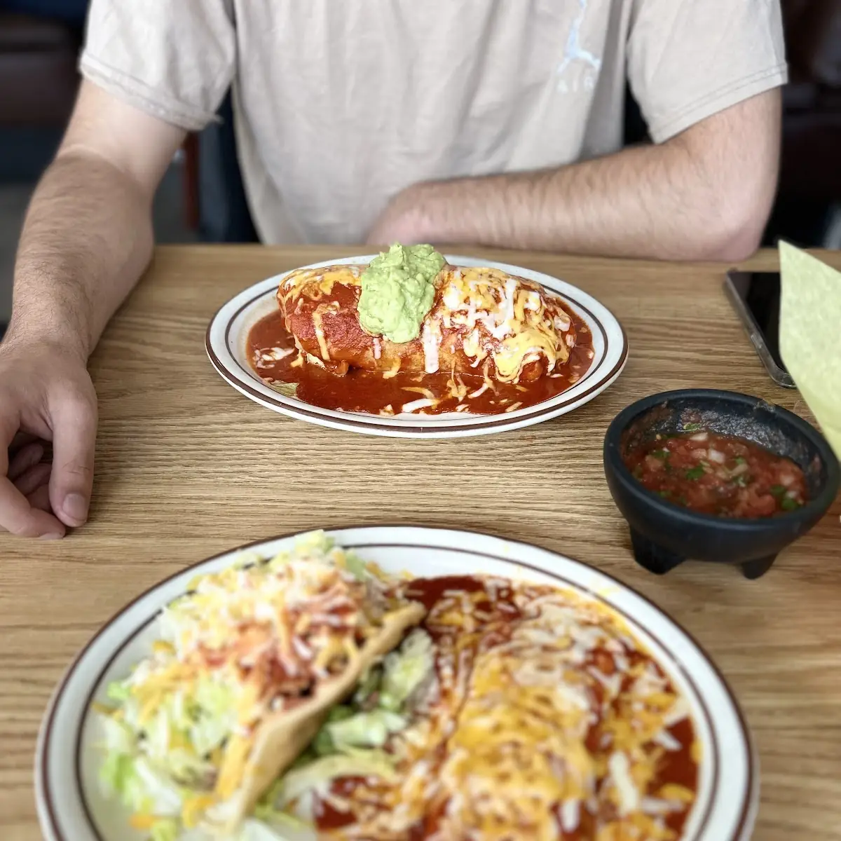 Cheese Enchilada & Chile Relleno
