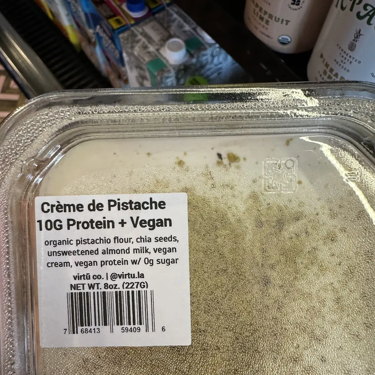 Crème De Pistache Vegan Chia Pudding