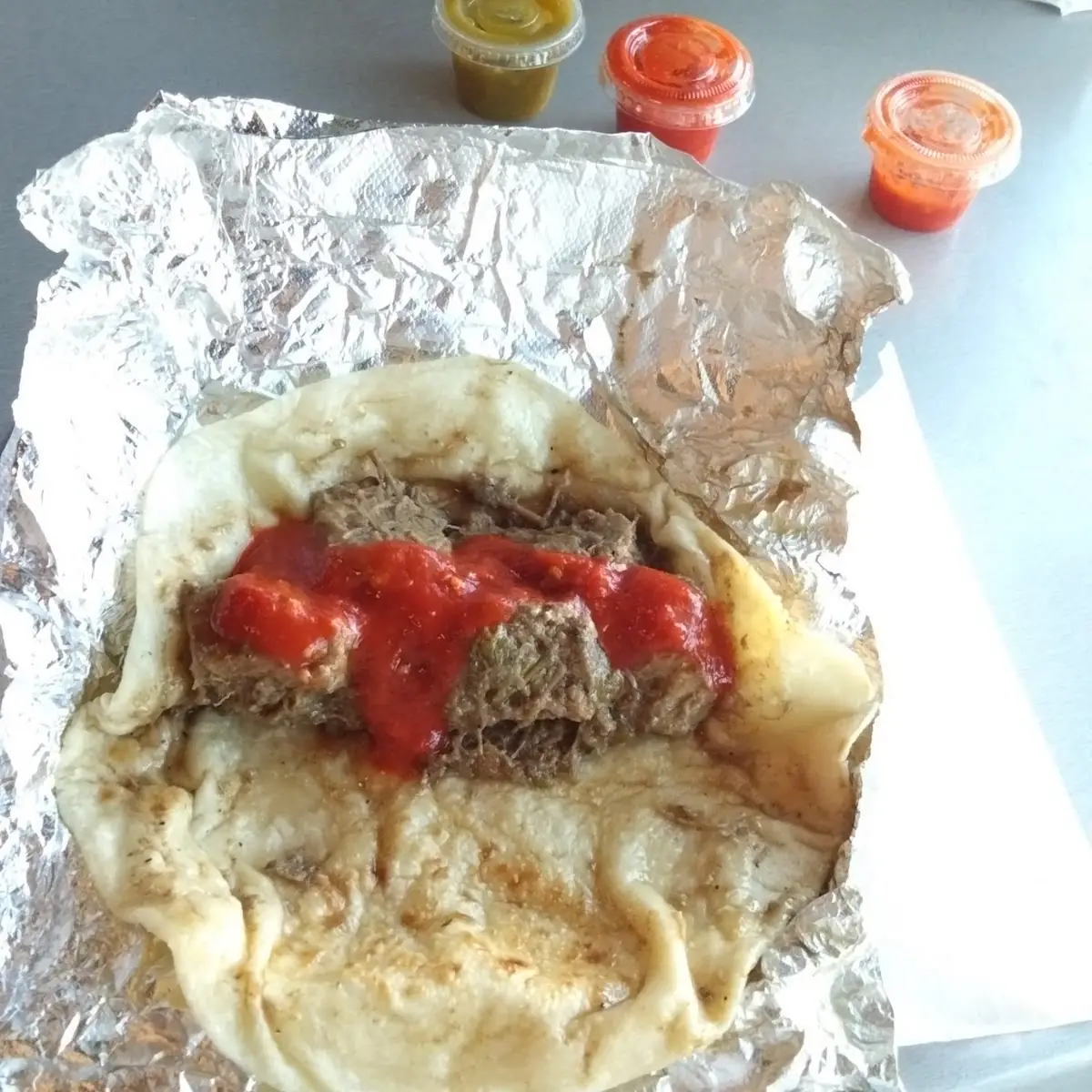 Carne Guisada Plate