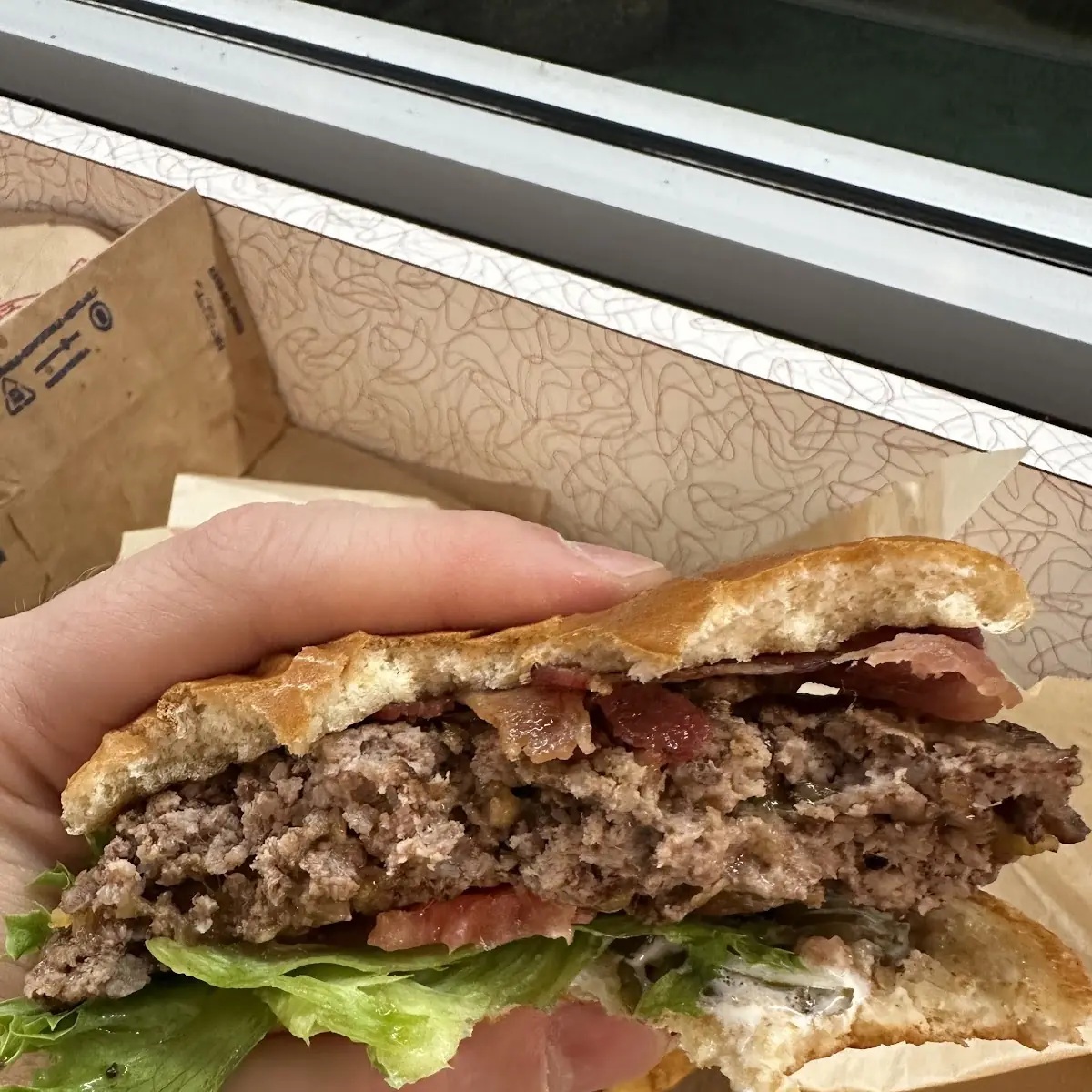 1 2 Pound Bacon Cheeseburger