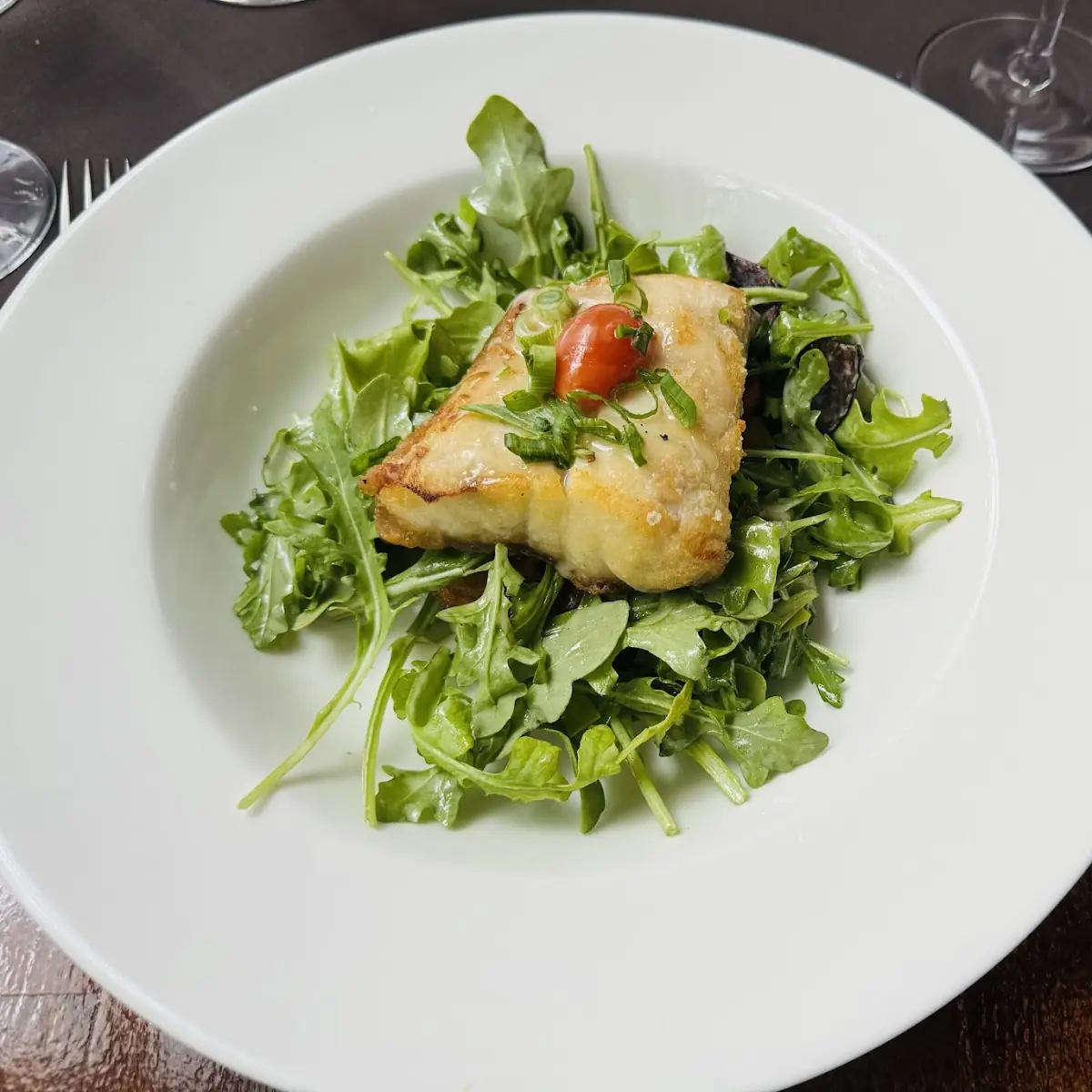 Pan Seared Striped Bass