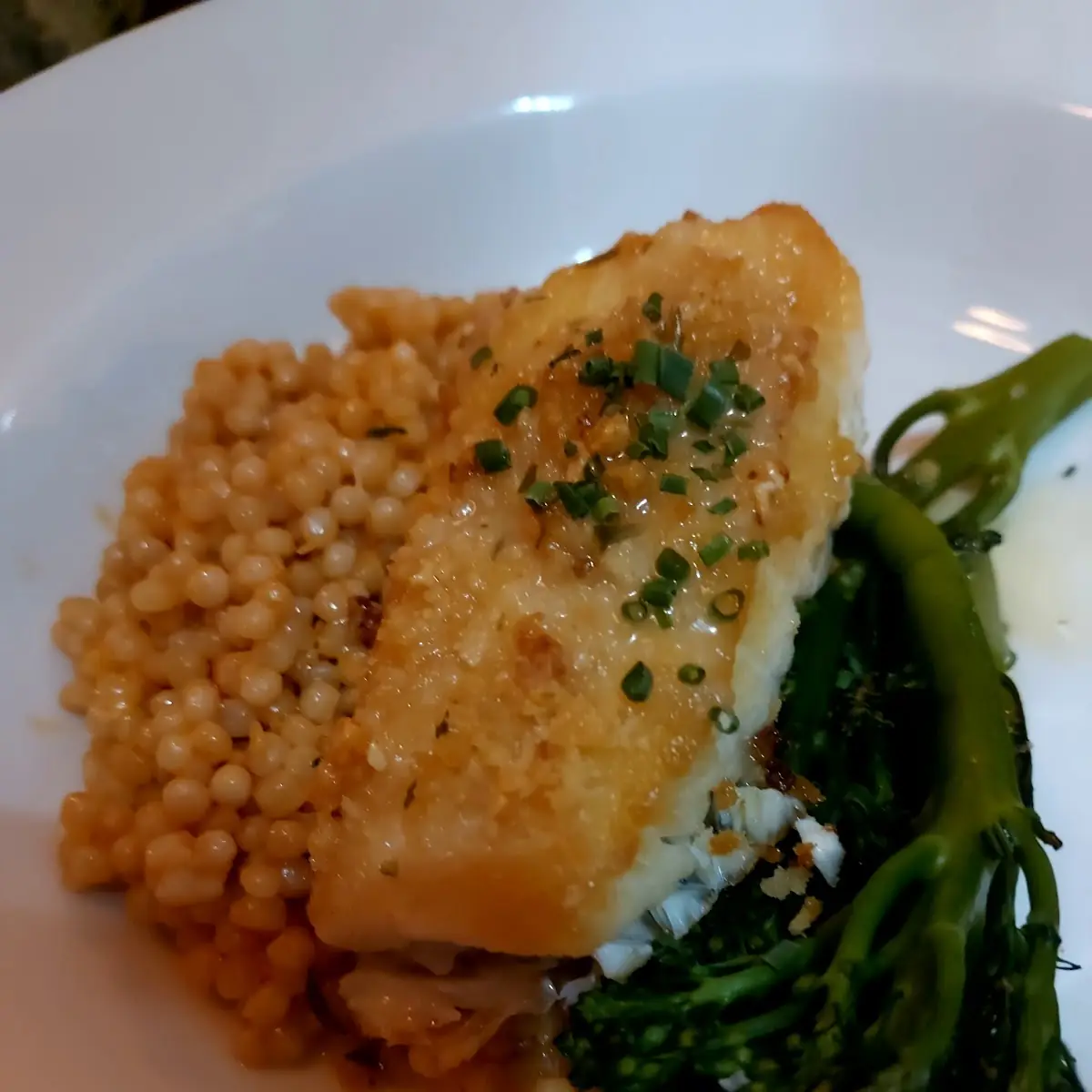 Parmesan Crusted Halibut