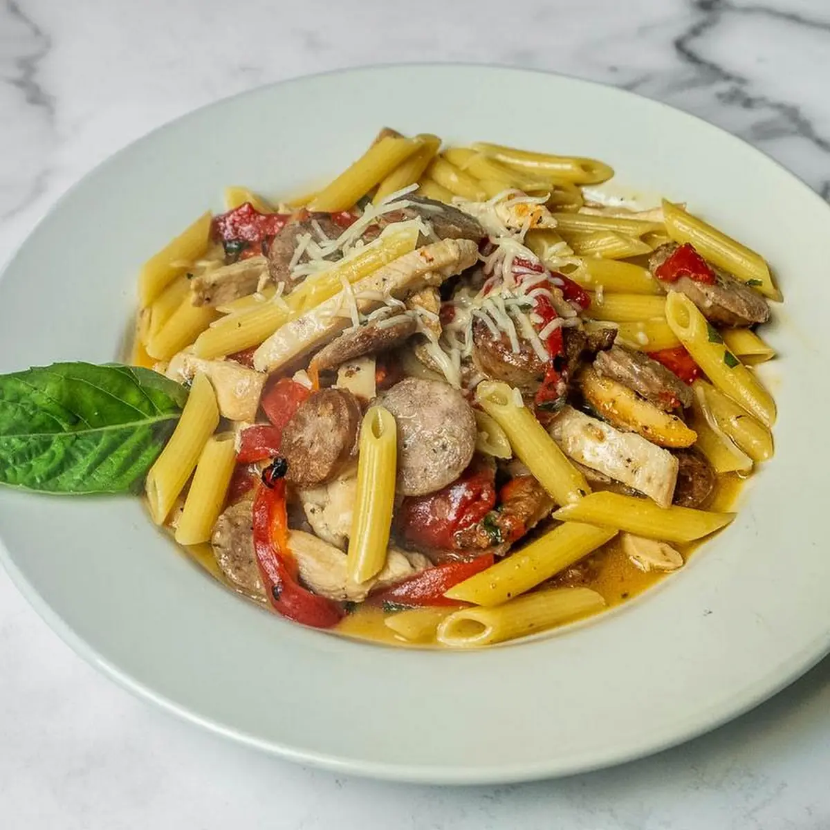 Penne Sausage & Peppers