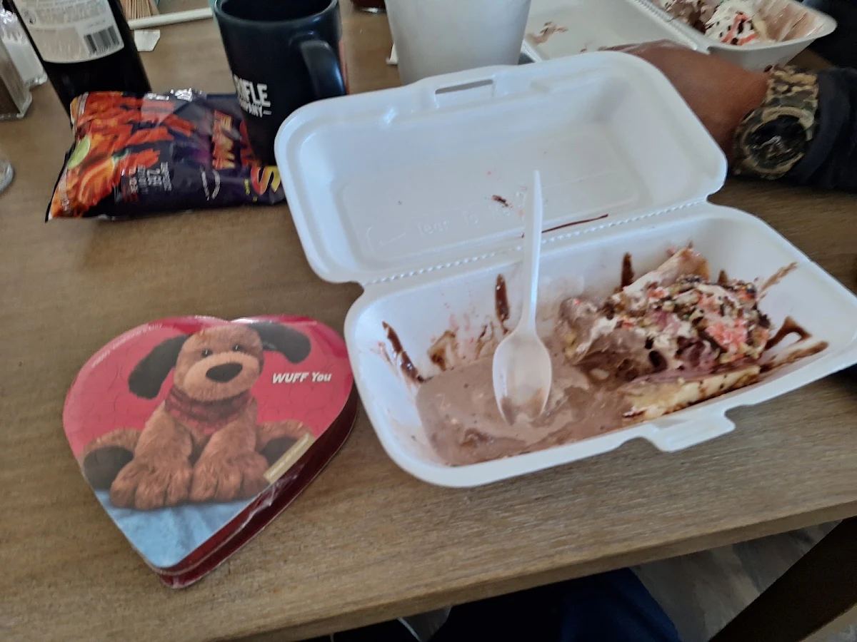 Banana Split on Valentine's Day