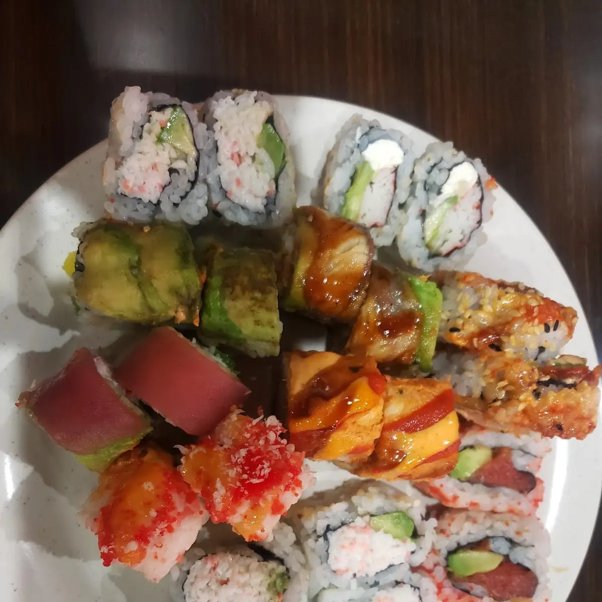 Sushi and Sashimi Combo with Ginger