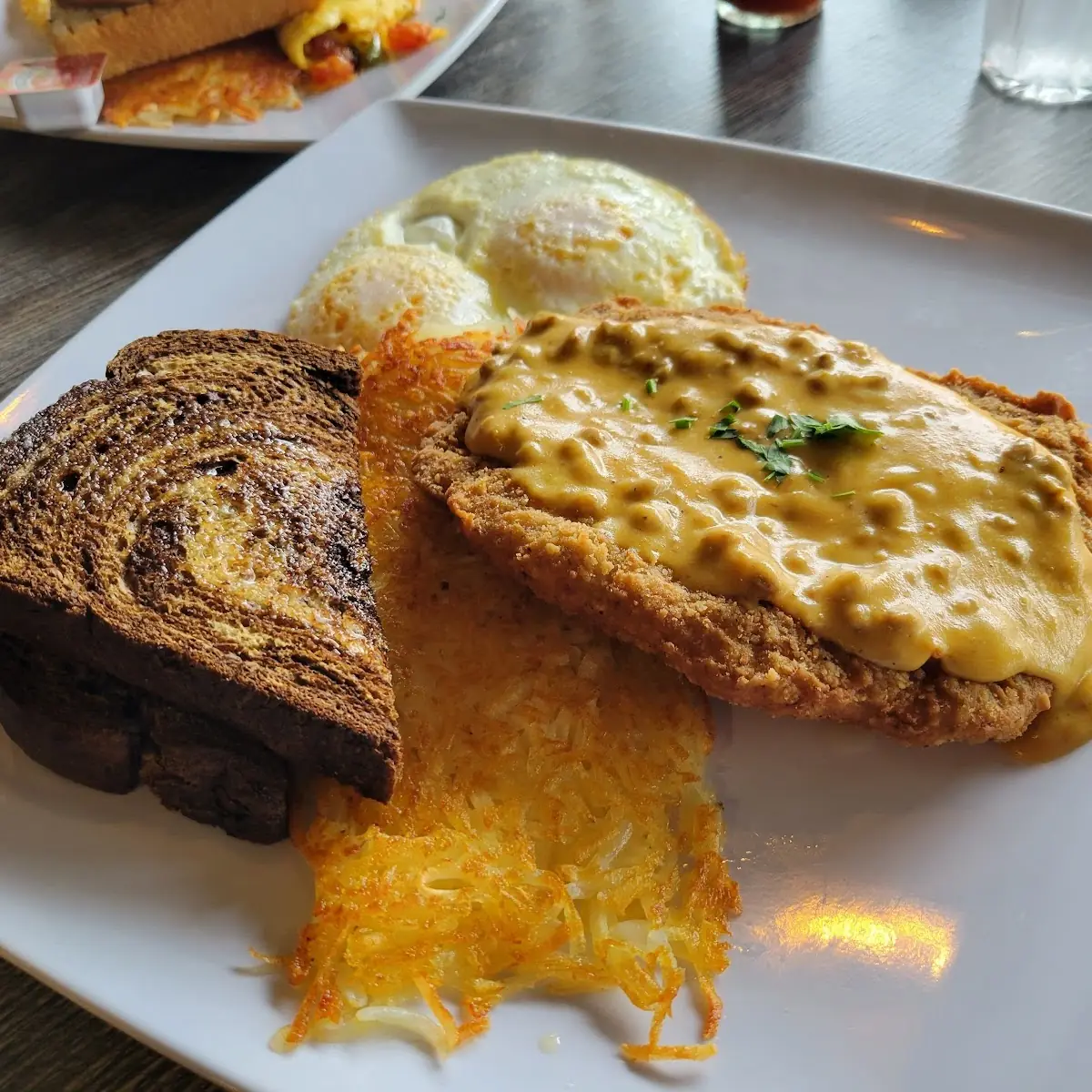 Chicken Fried Steak with Chorizo Gravy
